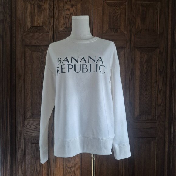 Banana Republic lightweight white sweater, XS - Picture 1 of 7